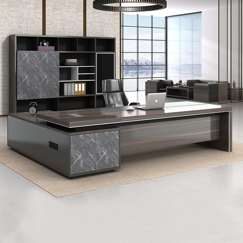 Boss desk president desk simple modern executive desk supervisor manager desk single desk chair combination office furniture