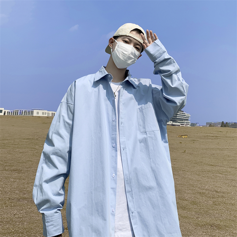 Giacca da uomo Cityboy a maniche lunghe, estiva, alla moda, versatile, giovanile, tinta unita, con protezione solare_voghion.com