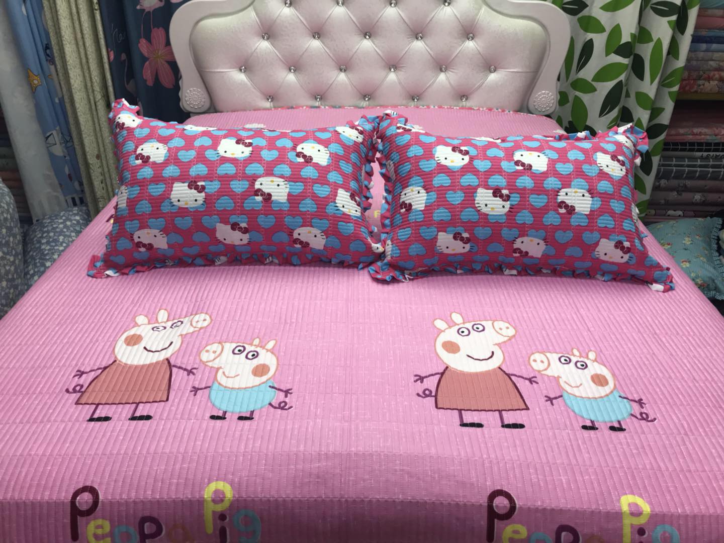 Dongdong vải 1985 giường đôi cover bí mật quilting mật độ cao rửa vải trải giường không có khả năng bóng không phai ra trải giường