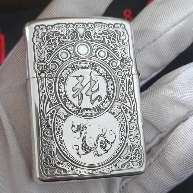 Lighter zippo genuine sterling silver Xiangyunlong American original authentic men's zp limited edition collection grade gift