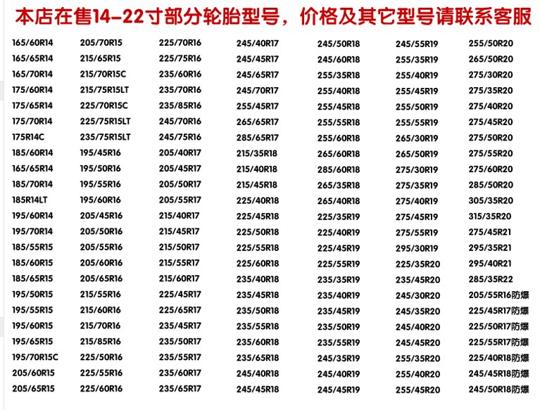Lốp xe ba A BA BA 175 185 195 205 215 225 235 50 55 60 65R15 - Lốp xe lốp xe ô tô dính đinh