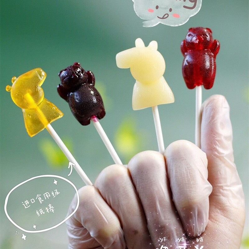 Yiyaya Infant Juice Lollipop No Coloring No Additive Children's No Tooth Cavity Snacks 12 Months and Above