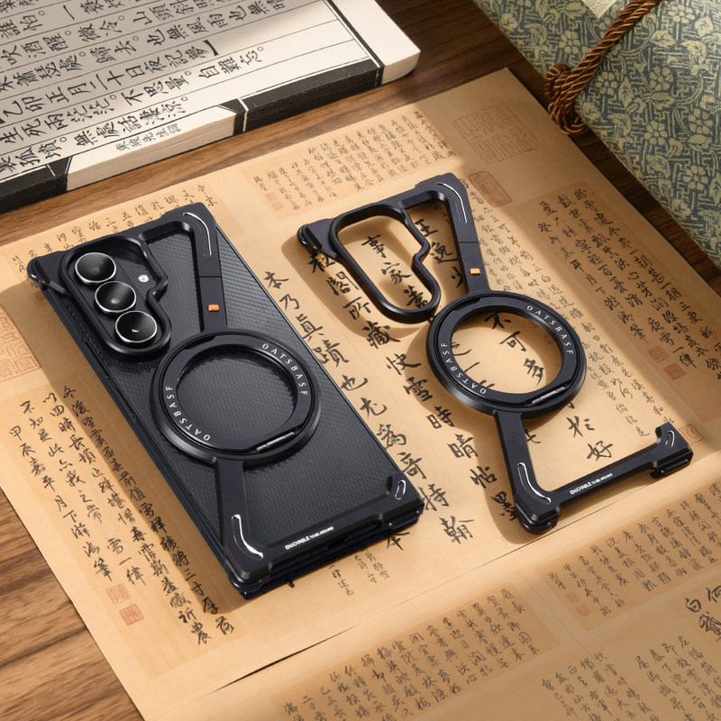 Pifan Samsung Galaxy Z Trifold 70% off Folding Screen Phone Case Aluminum Alloy Protective Cover Frameless Metal Anti-Drop Shell with Magnetic Stand Special Cooling for Men High-End New Model