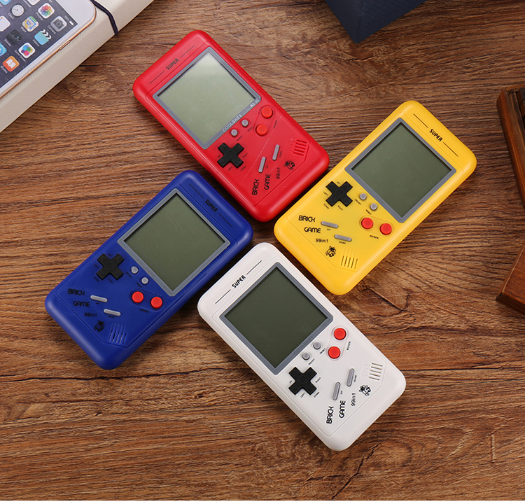 Màn hình lớn Tetris cổ điển trẻ em cũ của đồ chơi giáo dục cầm tay game console 90 sau khi hoài cổ lòng bàn tay máy chơi game cầm tay sup