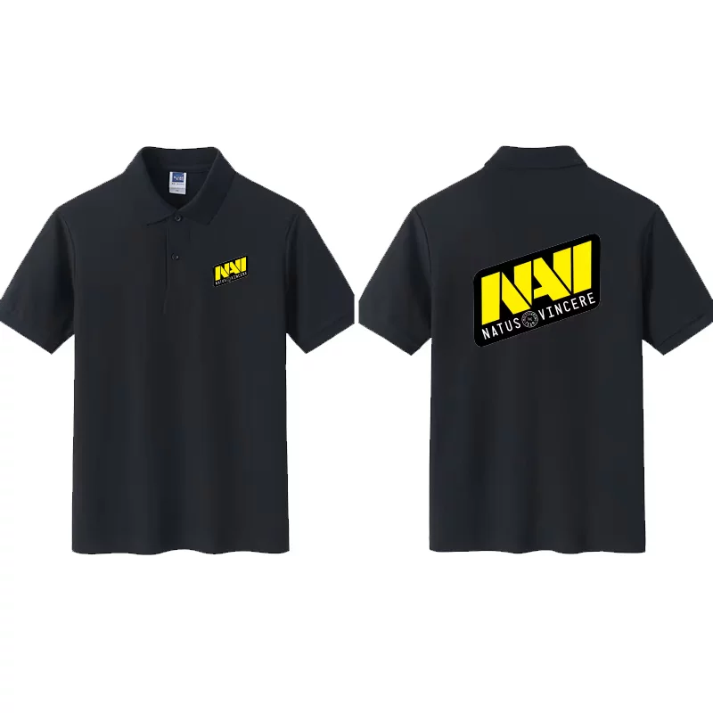 Команда Natus Vincere сервис CSGO контр-терроризм е-спорт DOTA2 украинская команда Navi футболка POLO, превращенная в короткую