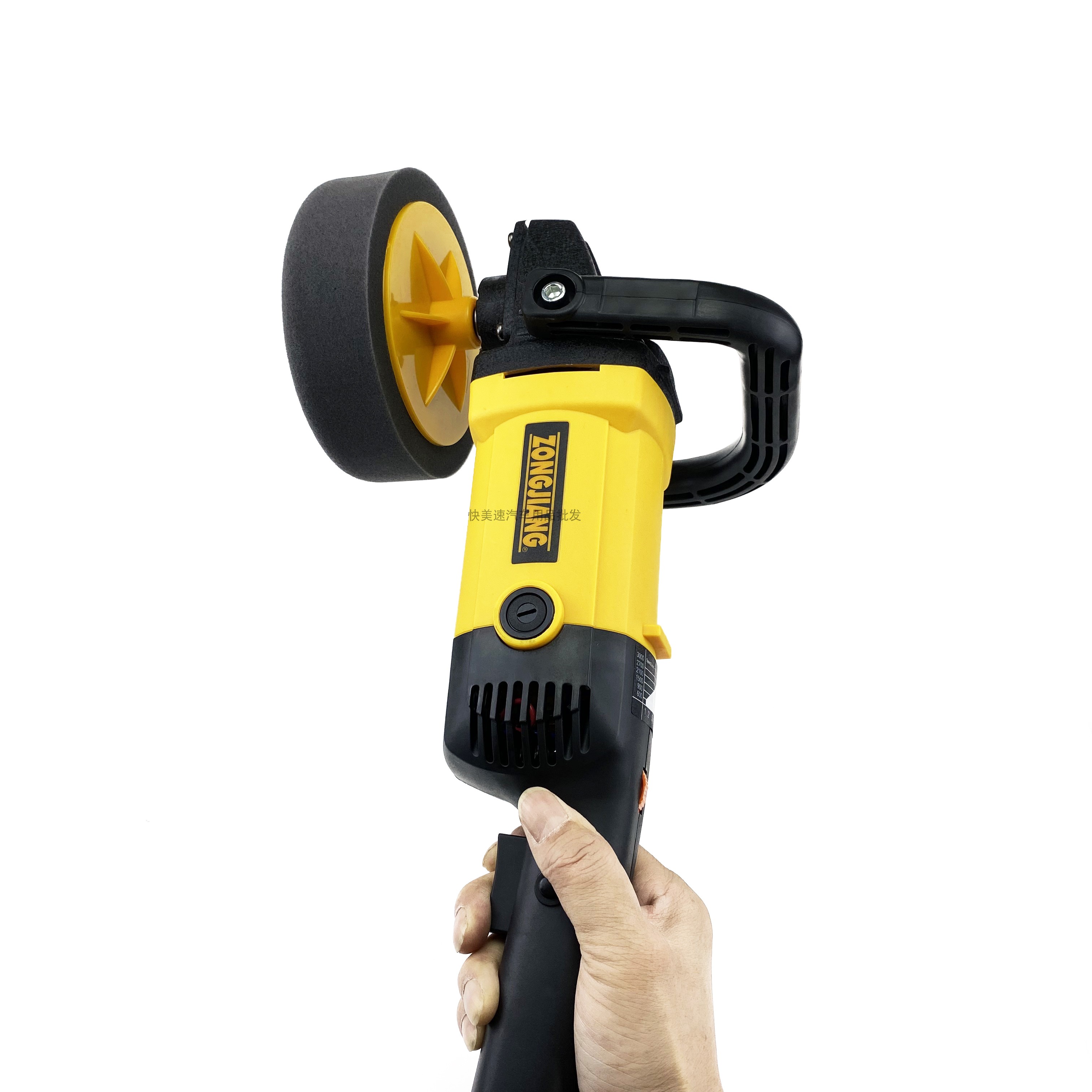 宗江汽車拋光打蠟封釉機可調速高功率臥式大理石地板打磨機2v