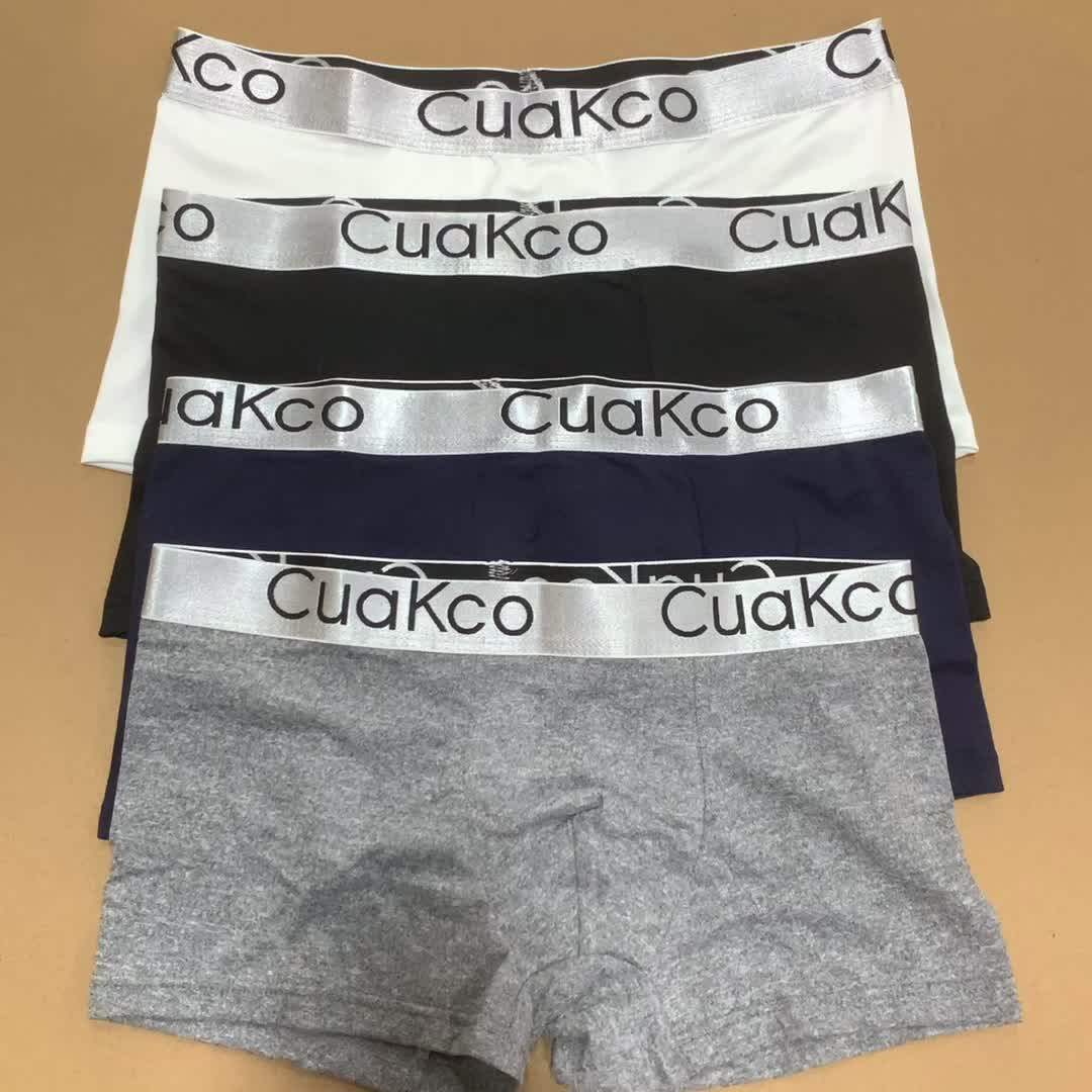 Calzoncillos Bóxer De Licra Para Hombre,Ropa Interior,Sin  Costuras,Elástica,De Marca Personalizada,Precio Barato - Buy Oem Odm Logo  Personalizado Marca Nuevo Diseño Ropa Interior Bóxer Para Hombre,Venta Al  Por Mayor Personalizado 95% Algodón 5%