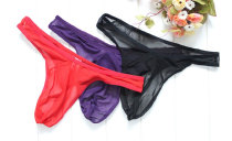 Mens sex panties Mesh transparent large size sexy Shao dew JJ thong trendy men are comfortable as if they didnt wear it