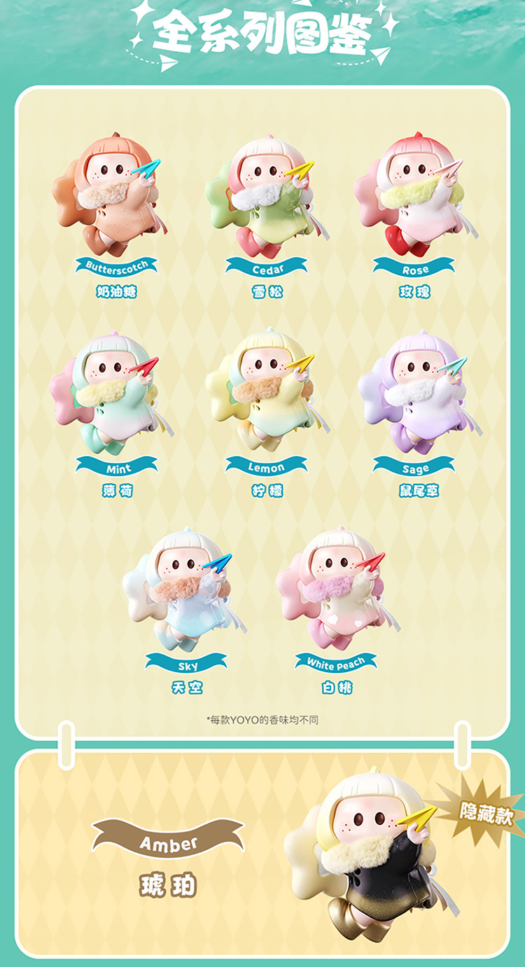 MINISO YOYO Fly with the wind Series Scented Figurine Blind Box