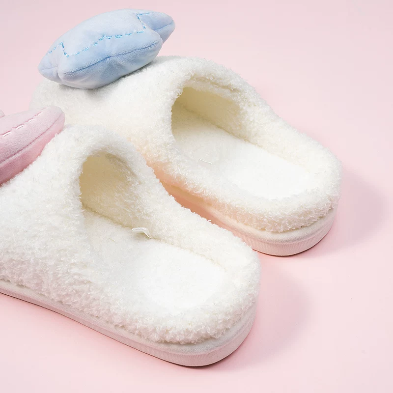 Miniso Nioco Fine Soft Meng Series Cloud Cute Женские хлопковые домашние тапочки anti-slip - warming