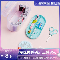 MINISO famous quality needle thread treasure box household portable needle box sewing thread roll tool combination