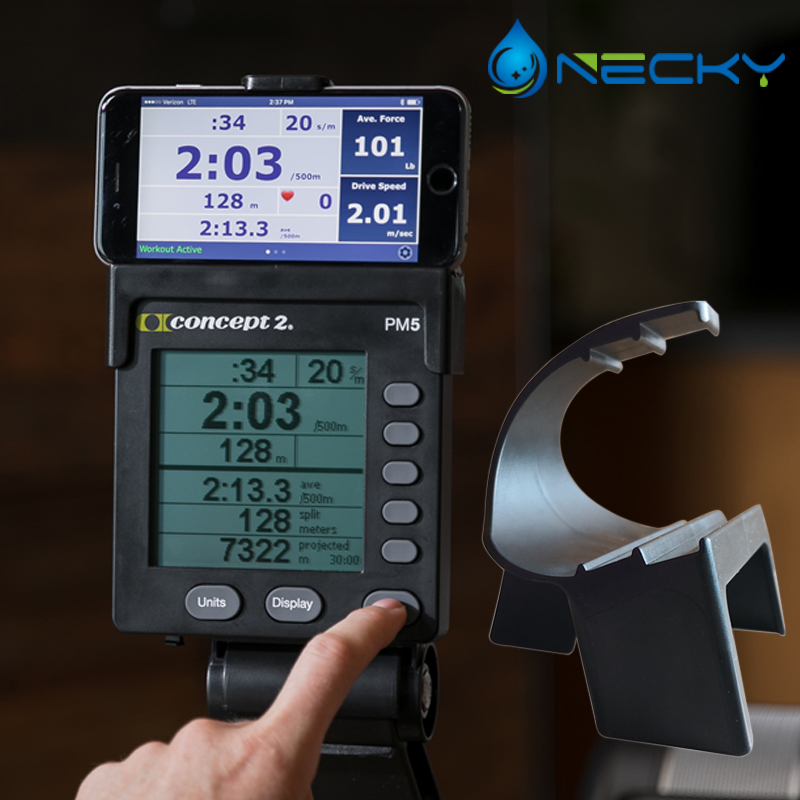 Rowing machine mobile phone stand mobile phone clip PM5 monitor accessories
