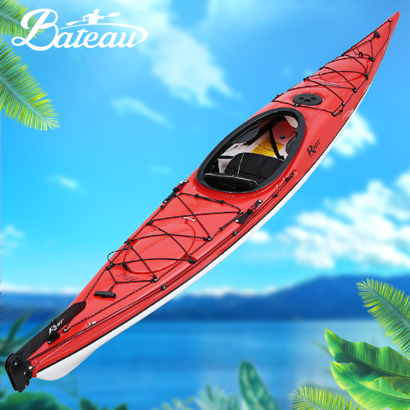 Baitu kayak hard boat Riot series EDGE14 5 single ocean boat Canada blister long-distance travel boat