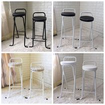 Folding new simple modern Mazar stool small bench cash register high stool fishing stool bar chair