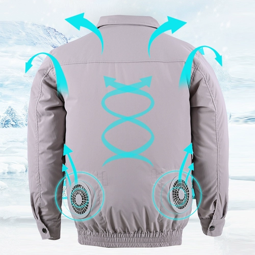 Охлаждающий вентилятор для работы, батарея подходит для мужчин и женщин с зарядкой