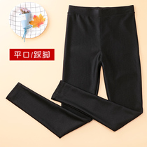 Leggings Womens Outer Wear Spring and Autumn Thin 2021 New Small Foot Skinny Black Pencil High Waist Pants