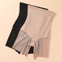 Summer belly pants three-point pants womens shape waist lifting hip strong high waist shaping underwear summer thin safety pants