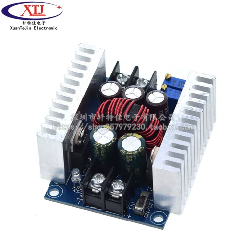 Высокомощный синхронный выпрямитель 20 А, непрерывно регулируемый понижающий модуль постоянного напряжения, постоянный ток, зарядный светодиодный драйвер, 300 Вт