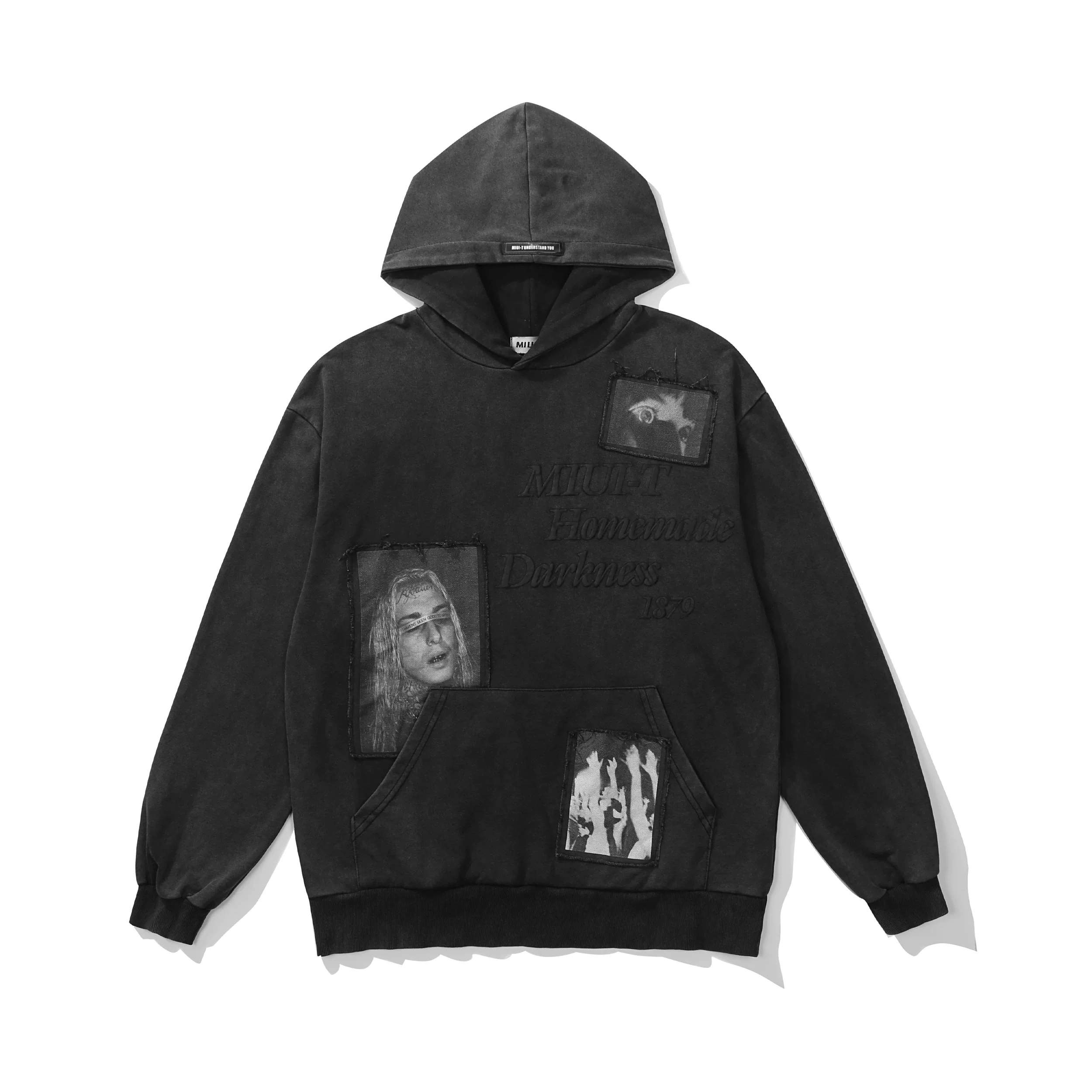 Нашивка, брендовая универсальная толстовка для мужчин и женщин, oversize, для любимого