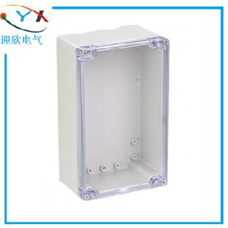 200 200 * 120 * 113 OUTDOOR WATERPROOF JUNCTION BOX CABLE DISTRIBUTION WIRE BOX PLASTIC TRANSPARENT COVER ENGINEERING WIRING BOX ABS