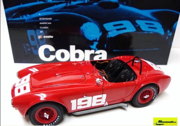 EXOTO 1:18 Ford AC Cobra 260 No. 198 car model