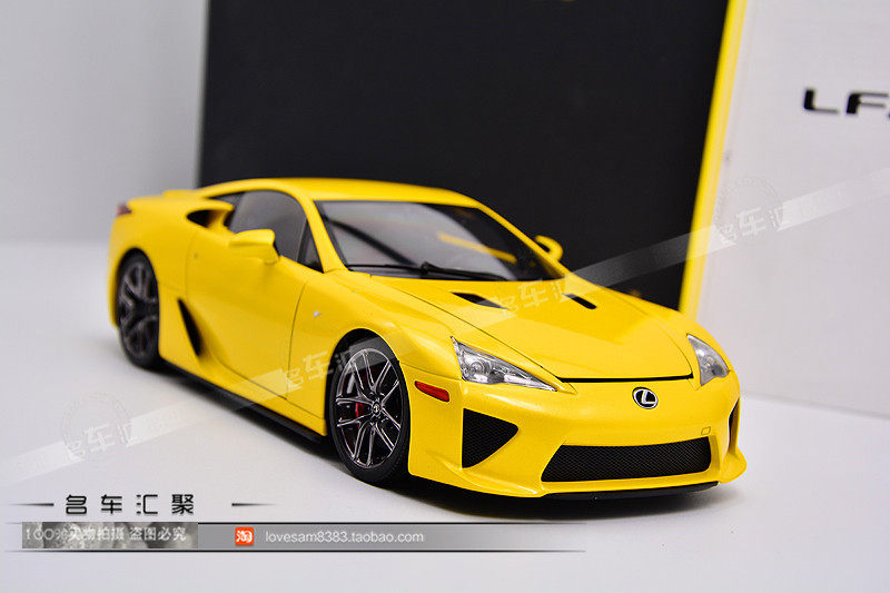 Alto 1:18 Lexus LHA LEXUS LFA yellow car model