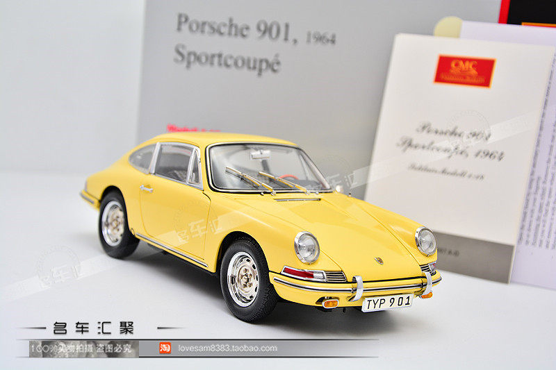 CMC 1:18 Porsche 901 Sportcoupe 1964 car model