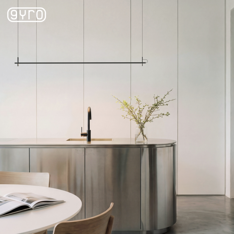 Dimmable Led Modern Minimalist Strip Chandelier, Creative Designer Aluminum Alloy Dining Room Island Marker Line Light Dimmable Led Modern Minimalist Strip Chandelier, Creative Designer Aluminum Alloy Dining Room Island Marker Line Light