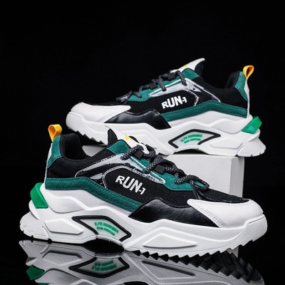 网面篮球运动鞋老爹男潮鞋刀锋椰子