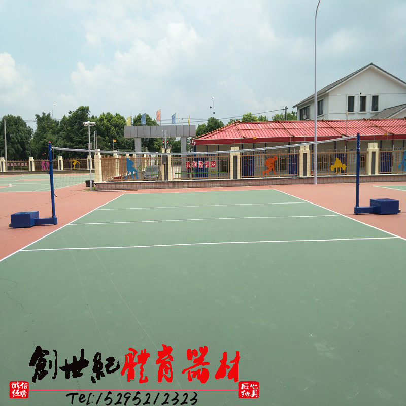 Upscale hand lifting type race air volleyball column net rack mobile volleyball column beach volleyball shelf