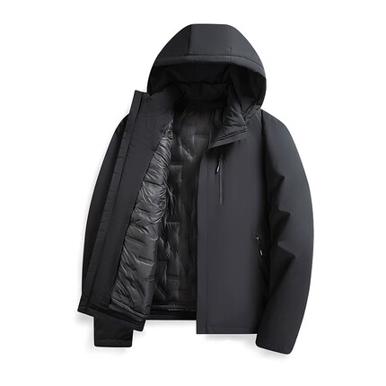 红蜻蜓中年男士冬季羽绒服绒休闲