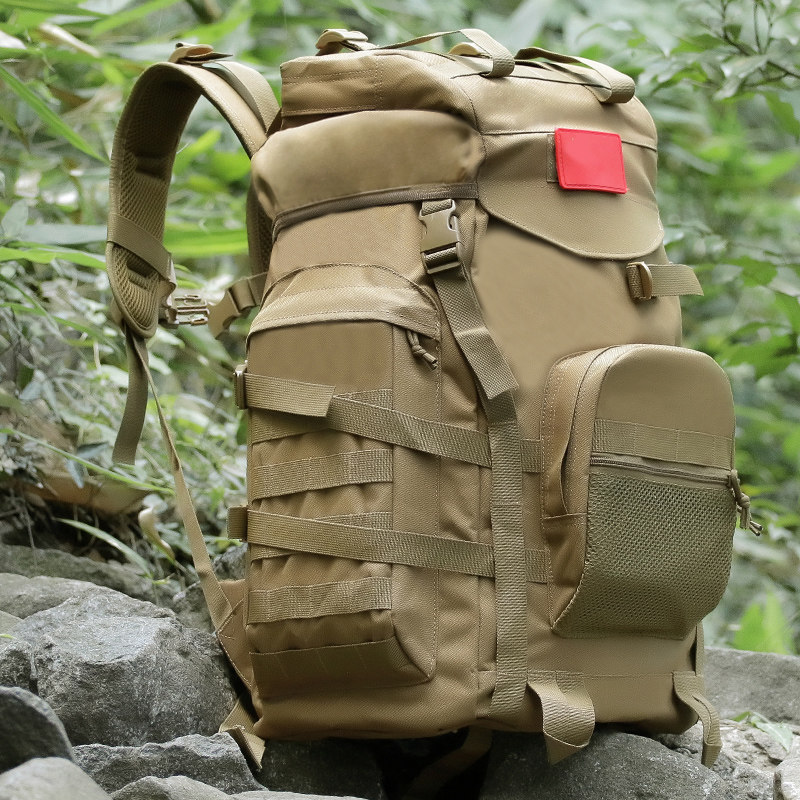 Shield Groom Outdoor Tactics Genuine Colourful Scapegoat Backsack Mountaineering Pack Army Fans Double Shoulder Bag Men Fishing Attack Bag