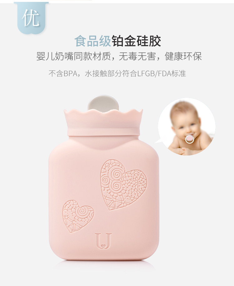 小米生态链 佐敦朱迪 迷你注水暖水袋 可微波加热 图7