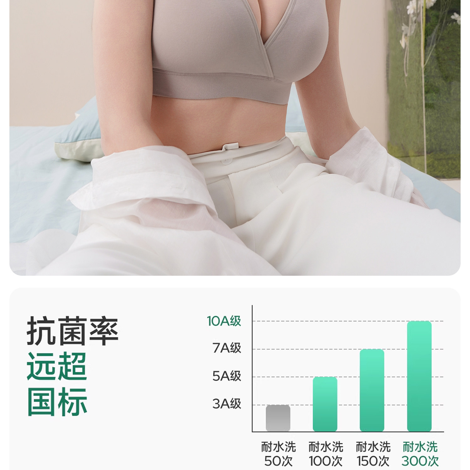 纯棉哺乳内衣睡眠孕妇文胸背心式产后喂奶专用睡觉可穿防下垂薄款 — 24