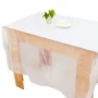 Khăn trải bàn dùng một lần nhựa đỏ trắng Khăn trải bàn dày hình chữ nhật nhà đám cưới vuông tròn bàn phim giấy - Các món ăn dùng một lần giá màng bọc thực phẩm