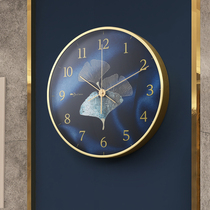 Creative clock Nordic wall clock fashion living room clock modern time bedroom silent quartz wall home round table