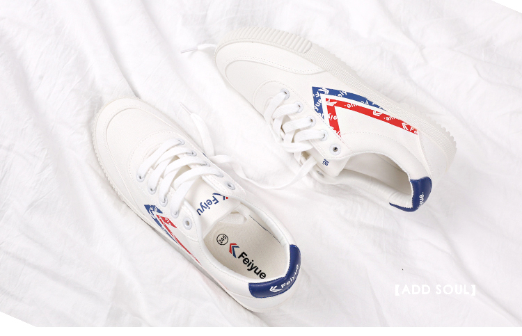 Feiyue bước nhảy của phụ nữ Giày nhỏ màu trắng Giày nữ xu hướng thời trang Giày thể thao giản dị đôi sinh viên Giày nam giày vải - Plimsolls giày the thao nam