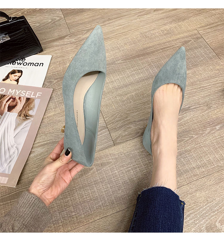 C9346 1280K GIÀY CAO GÓT NỮ RUOREAG MŨI NHỌN GÓT NHỌN GIÀY DÉP NỮ ĐỒ CÔNG SỞ G04 SẢN PHẨM MỚI