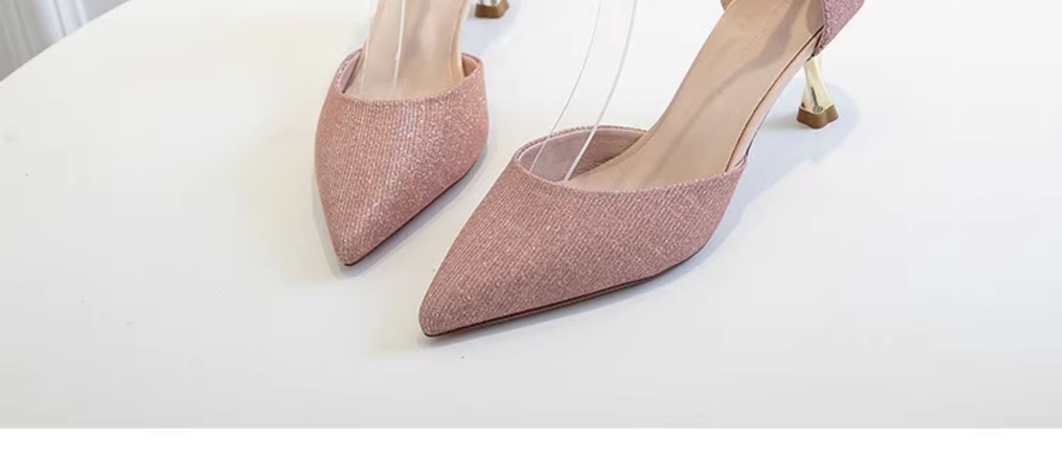 C9259 1380K GIÀY CAO GÓT NỮ RUOREAG SEXY GẮN ĐÁ GÓT NHỌN MÙA HÈ GIÀY DÉP NỮ G04 SẢN PHẨM MỚI