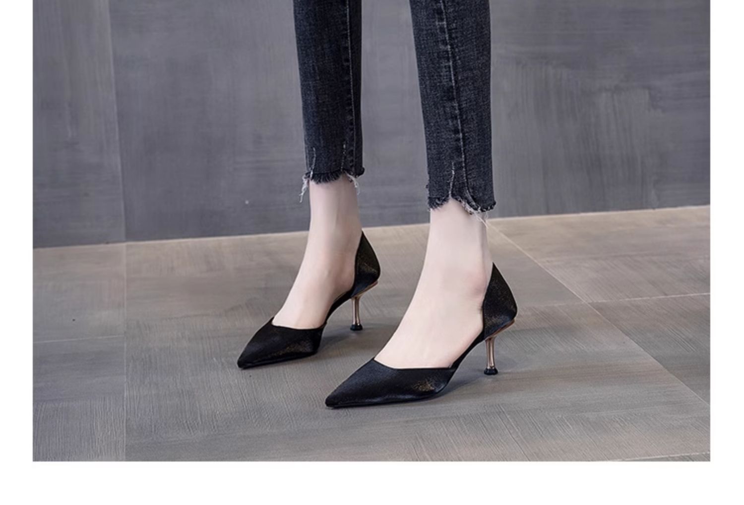 C9407 1280K GIÀY CAO GÓT NỮ RUOREAG MŨI NHỌN GÓT NHỌN GIÀY DÉP NỮ G04 SẢN PHẨM MỚI