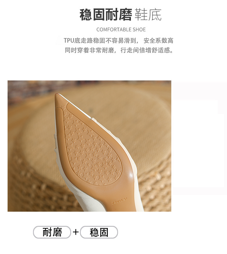 C9582 1380K GIÀY CAO GÓT NỮ RUOREAG MŨI NHỌN GÓT NHỌN MÙA HÈ GIÀY DÉP NỮ G04 SẢN PHẨM MỚI