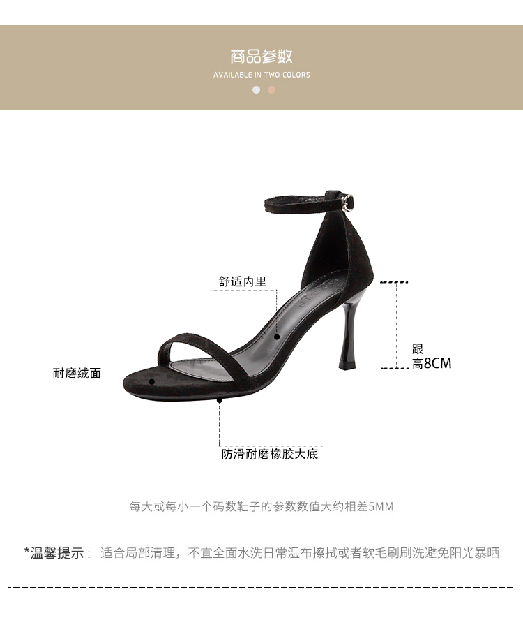 C9538 1280K GIÀY CAO GÓT NỮ RUOREAG GÓT NHỌN MÙA HÈ GIÀY DÉP NỮ G04 SẢN PHẨM MỚI