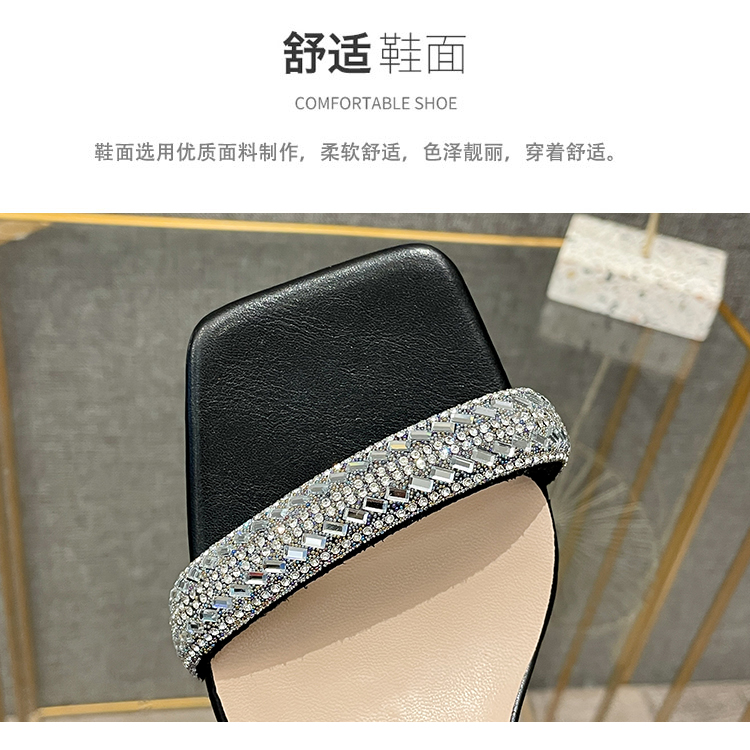 C9353 1380K GIÀY CAO GÓT NỮ RUOREAG GẮN ĐÁ GÓT NHỌN MÙA HÈ GIÀY DÉP NỮ G04 SẢN PHẨM MỚI