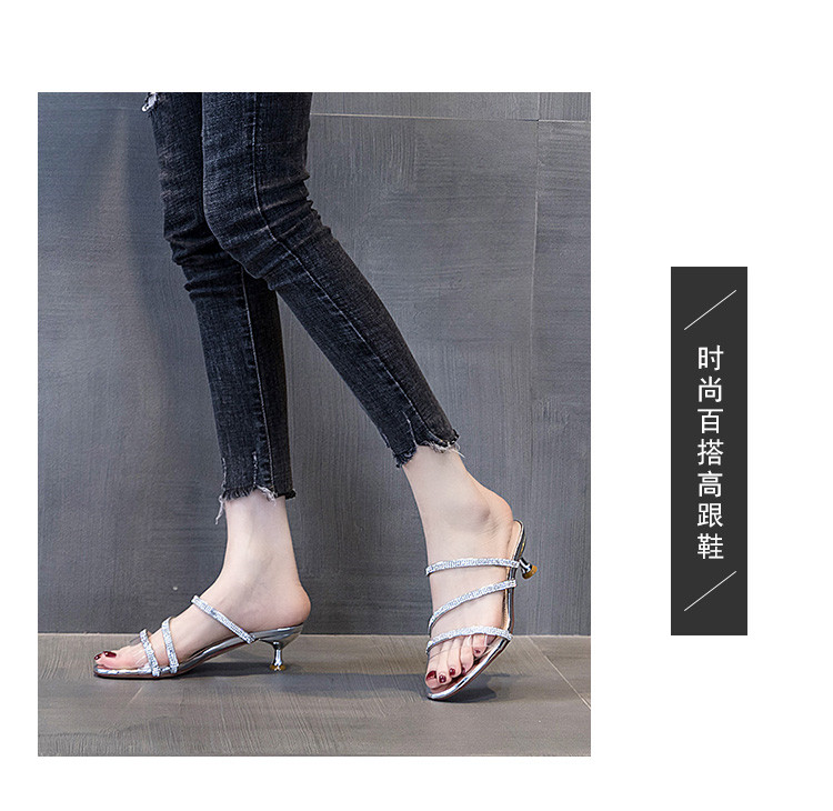 C9267 1280K GIÀY DÉP SANDAL NỮ RUOREAG GẮN ĐÁ GÓT NHỌN MÙA HÈ GIÀY DÉP NỮ G04 SẢN PHẨM MỚI