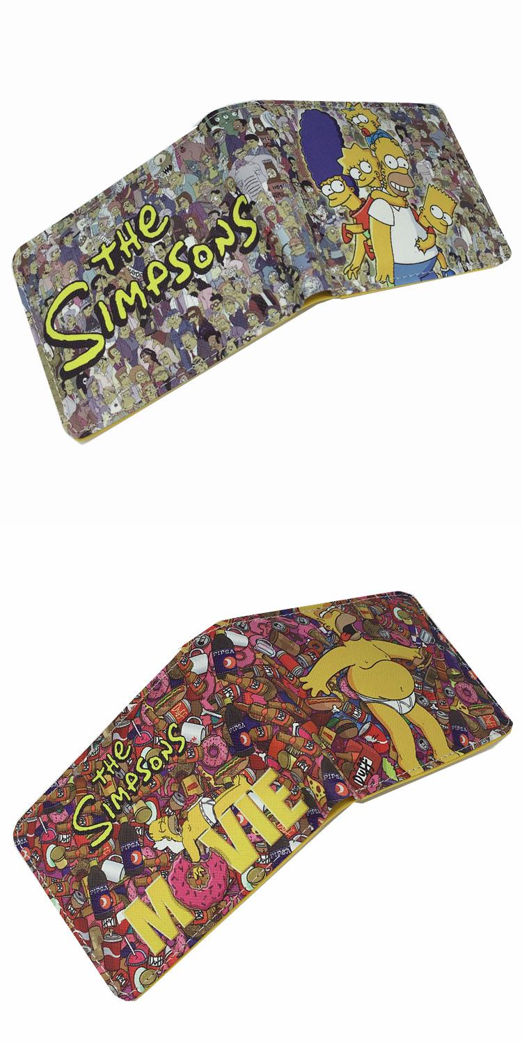 Ví sinh viên Simpson Phim hoạt hình Simpsons một ví tiền mới của Harajuku - Ví tiền ví lv