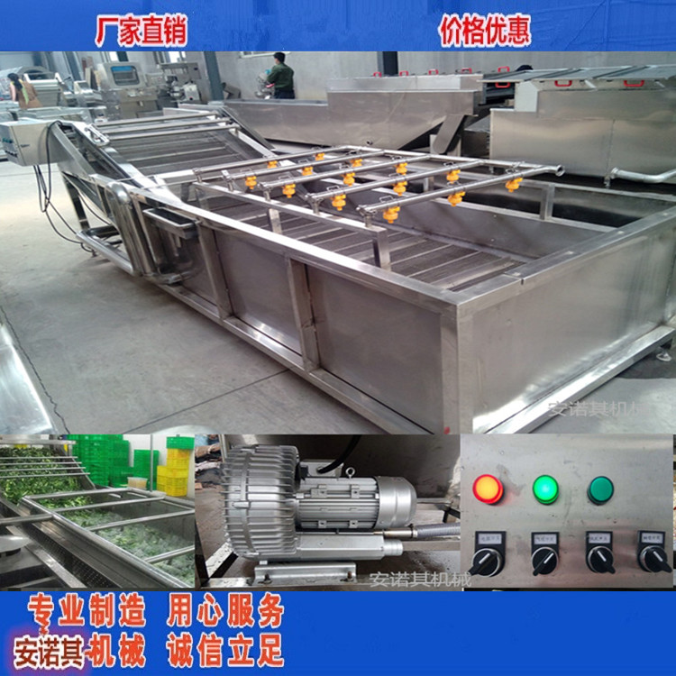 Fish and shrimp bubble cleaning machine leaves herbal cleaning equipment pickle cleaning machine bean bud cleaning machine