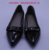High and low foot shoes correction long and short leg shoes single foot increased invisible disabled people make up high shoes to make