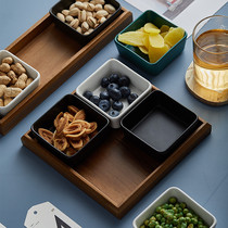 Day Style Living Room Snacks Nut Containing Dried Fruit Box Refreshment Fruit Snack Dish Saucer Candy Dish
