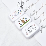 Невидимые брендовые свежие очки, портативная коробка для хранения, простой и элегантный дизайн