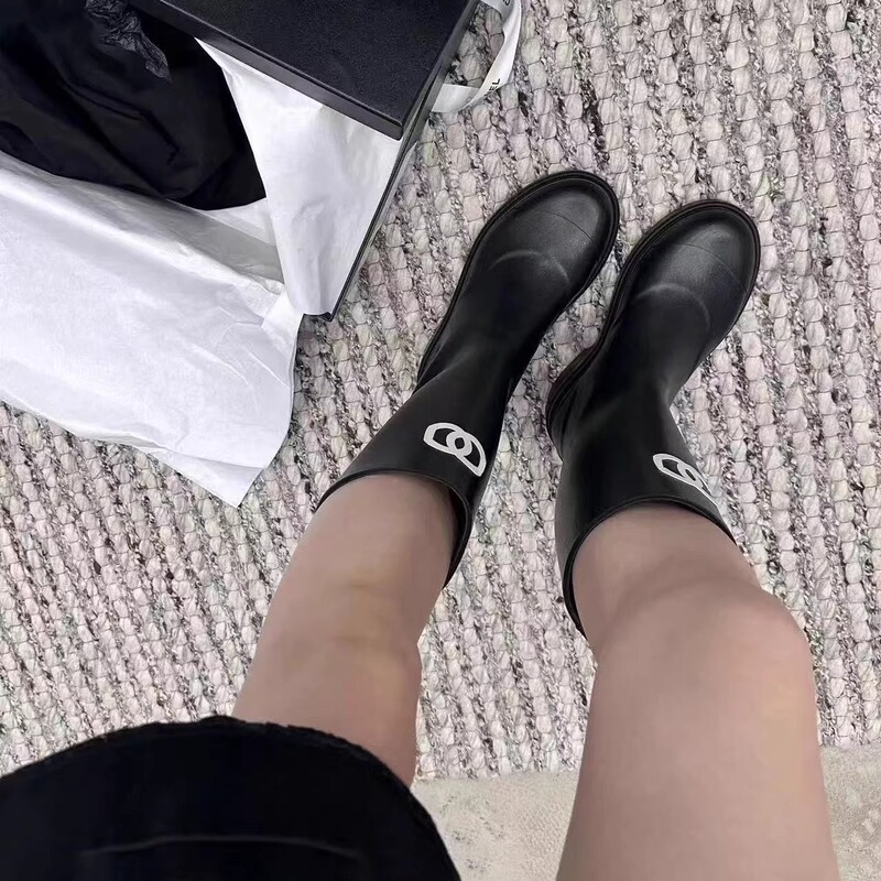 Tweed Style Black Long Boots for Women 2026 Autum New Waterproof Platform Women's Boots Versatile Slimming Over-The-Knee Fashion Boots